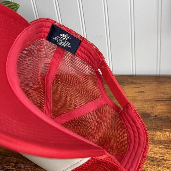 COORS Beer Red White Hat 5 Panel High Crown Trucker Snap Back Mesh by Hit OSFM - Picture 8 of 9